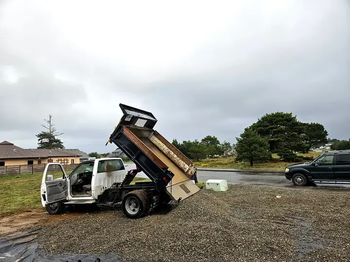 SeaBreeze dump truck hauling gravel