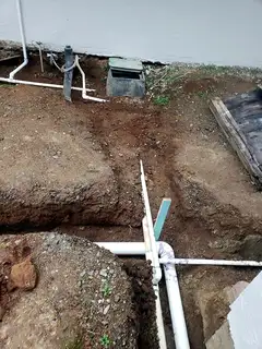 Drain line detail